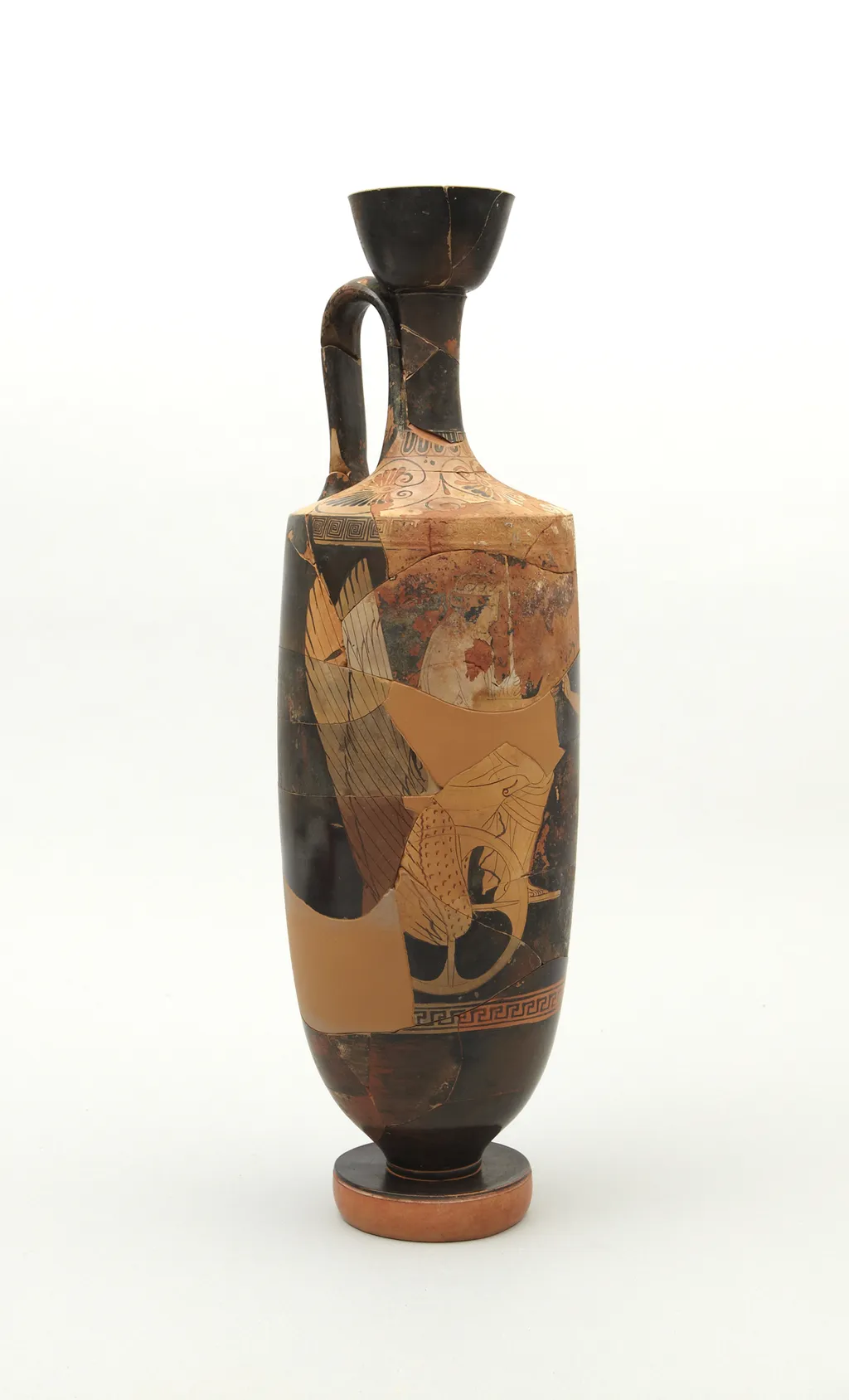 Red-figure lekythos with Triptolemos and Demeter